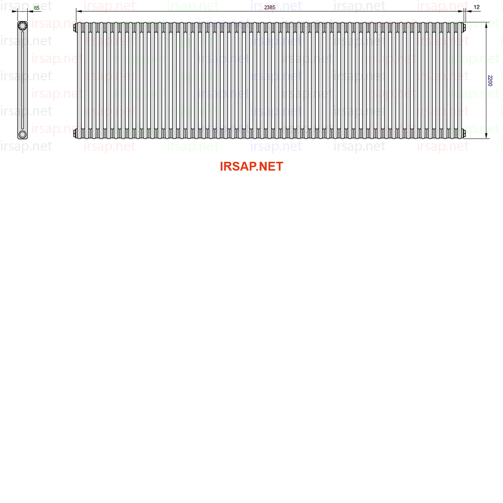 Радиатор IRSAP Tesi 22200/53 T12 CL 01